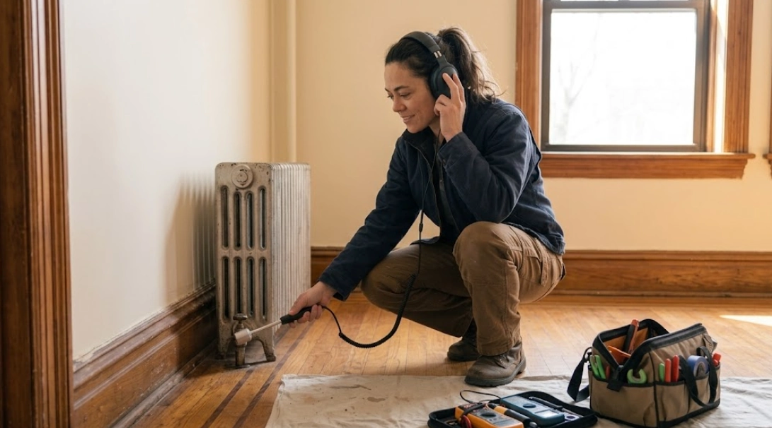 Advanced hidden water leak detection and electronic pipe tracing in Mount Hope Bronx
